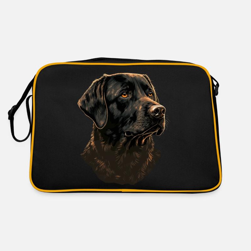 Labrador Retriever noir Sac Retro