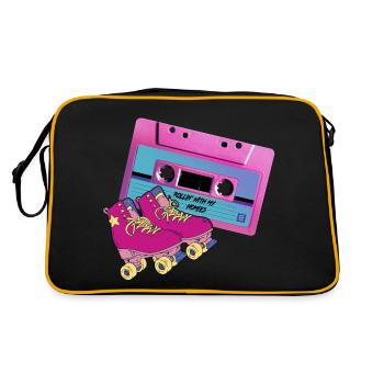 ROLLIN' AVEC MES HOMIES - Sac Retro - noir/or - Dos