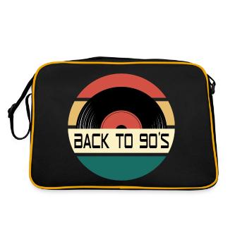 BACK TO 90'S - Retro Bag - black/gold - Back