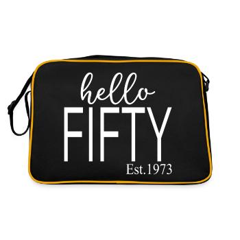 hello Fifty - Retro Bag - black/gold - Back