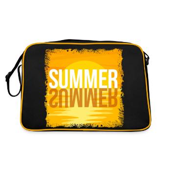 summer2 - Retro Bag - black/gold - Back