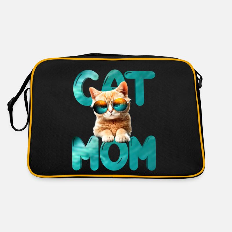 Maman chat Sac Retro