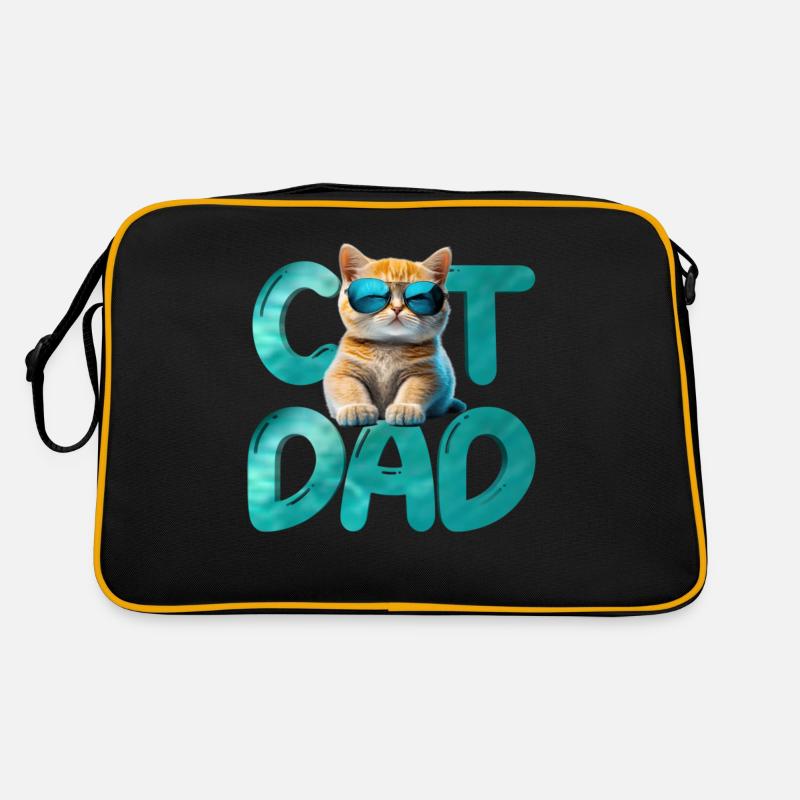 Cat dad Retro Bag