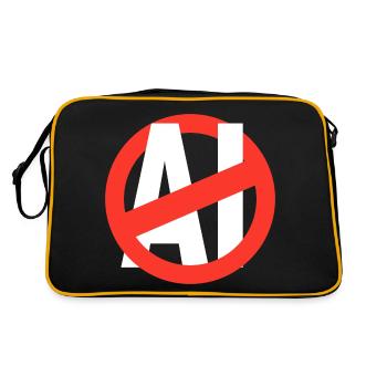 AI NO - Retro Bag - black/gold - Back