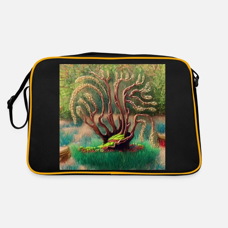 old tree during easter Retro Bag
