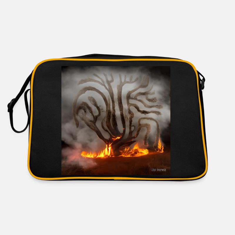 old tree burns Retro Bag