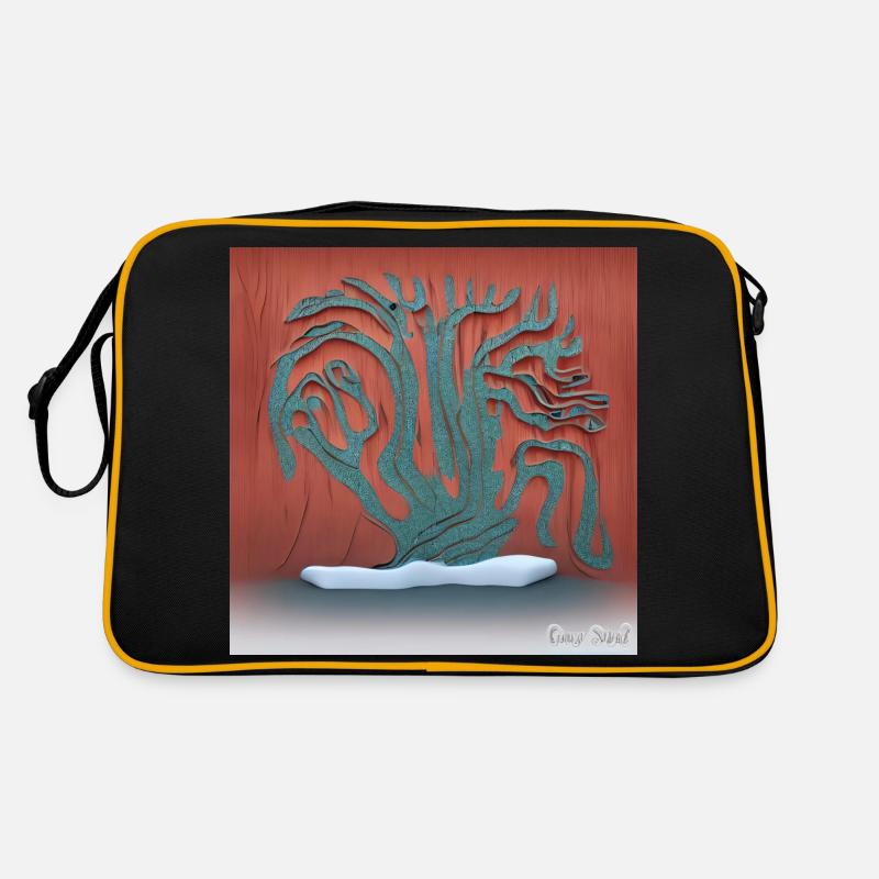 old tree waiting for spring Retro Bag