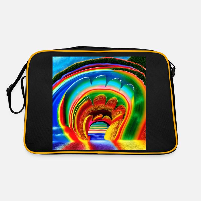 sunny day rainbow Retro Bag