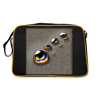 Shed tears - Retro Bag - black/gold - Back