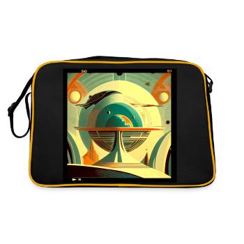 Planète réinventée - Sac Retro - noir/or - Dos