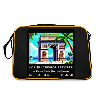 Arc de triomphe de l'Étoile - Sac Retro - noir/or - Dos