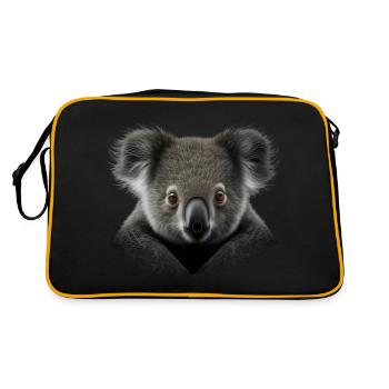 Cute Koala Australie - Sac Retro - noir/or - Dos