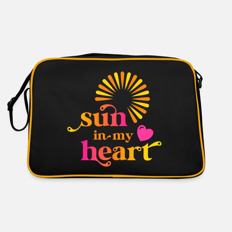 Soleil dans mon cœur Sac Retro