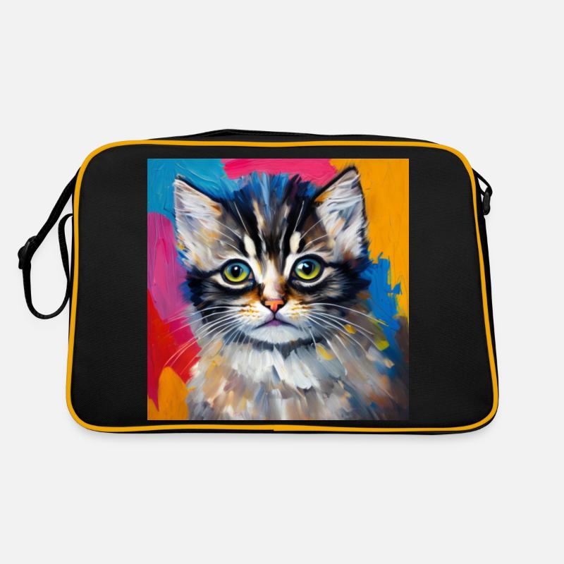 Cute Kitty Retro Bag