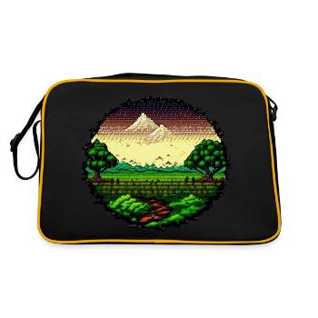 Nature Paisible - Sac Retro - noir/or - Dos