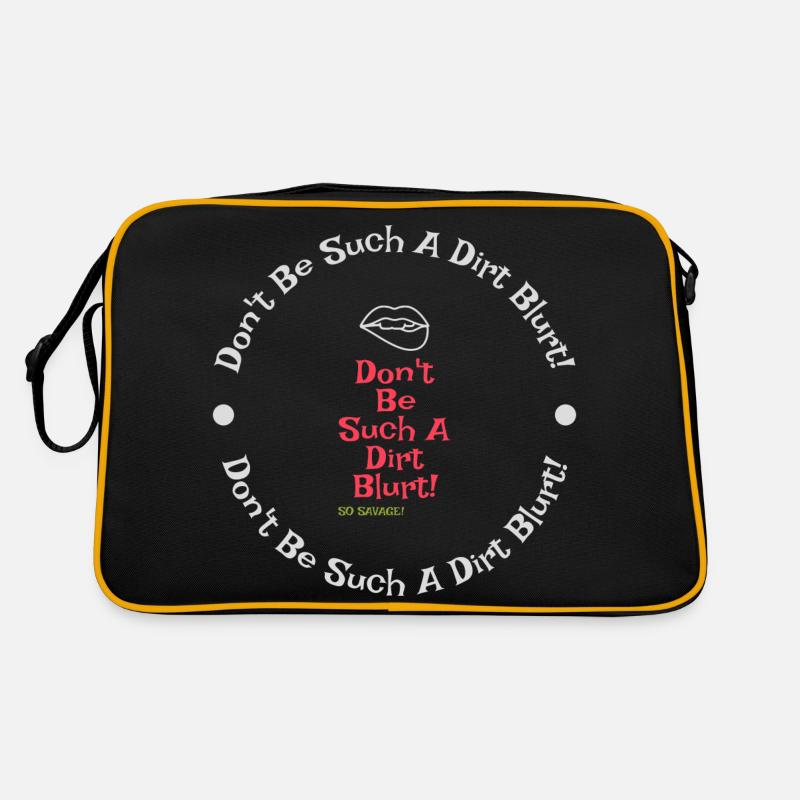 DBSADB Rot &; Grün Retro Tasche