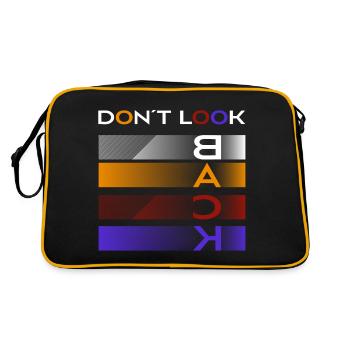 Ne regardez pas en arrière - Sac Retro - noir/or - Dos