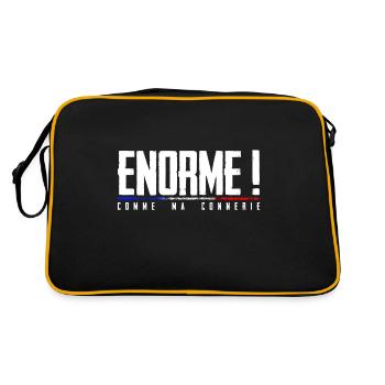 Huge! like my humorous made in Fr. - Retro Bag - black/gold - Back