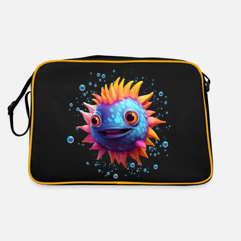 Poisson-globe Sac Retro