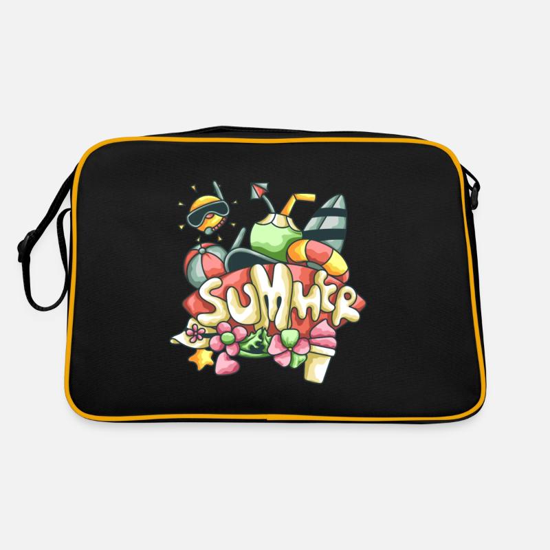 Vacances d’été Plage Mer Sac Retro