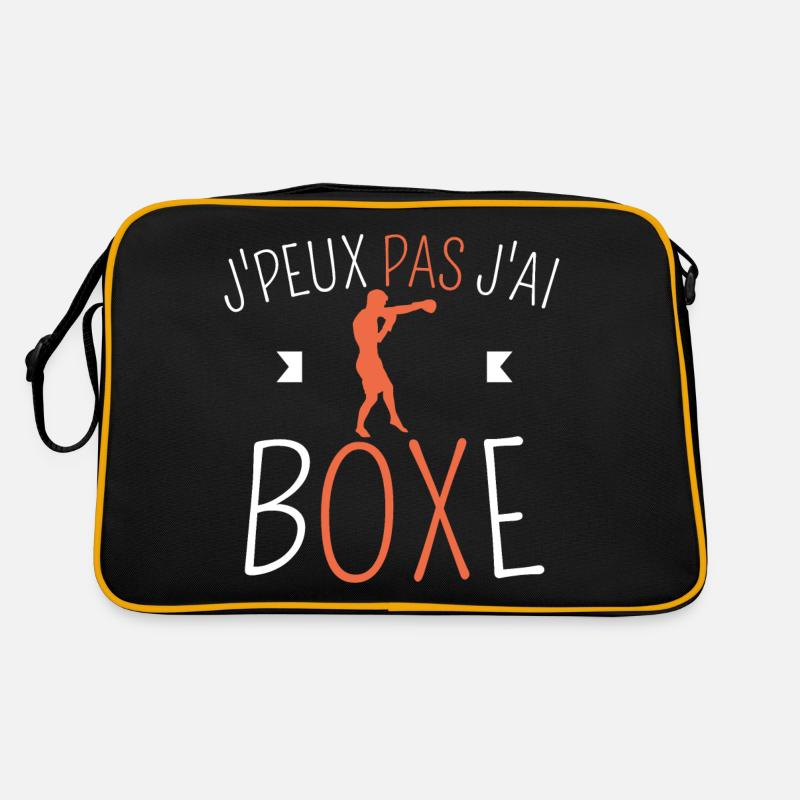 J peux pas j ai boxe Sac Retro