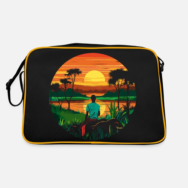 Afrika bereisen Retro Tasche