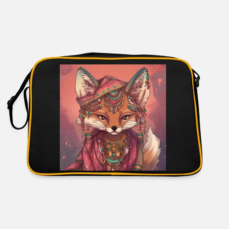 Fuchs Kunst Retro Tasche