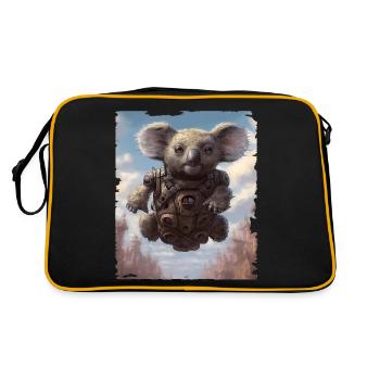 Koala Bear - Retro Bag - black/gold - Back