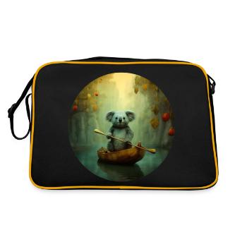 Koala à Venise - Sac Retro - noir/or - Dos