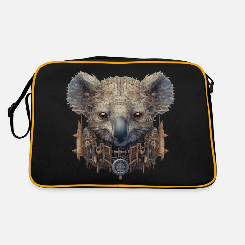 Koala Kopf Retro Tasche