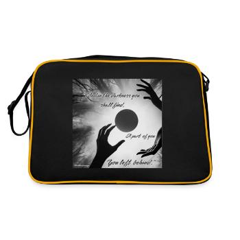 Shadow work - Retro Bag - black/gold - Back