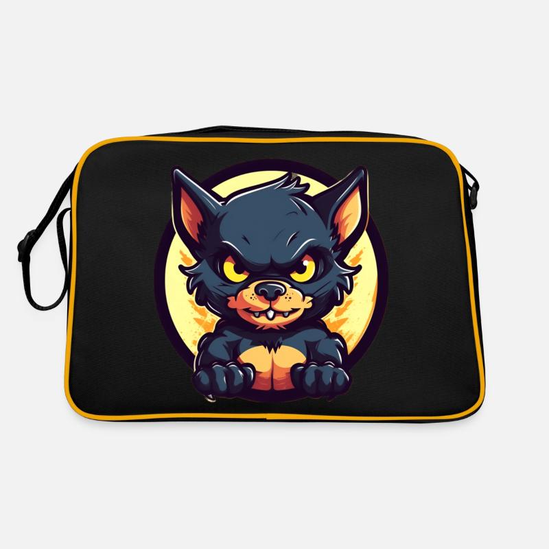 Super cute Tasmanian devil Retro Bag