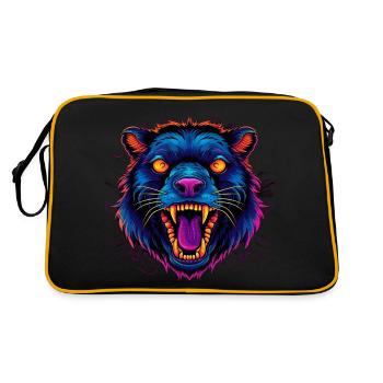 Animal hurlant - Sac Retro - noir/or - Dos