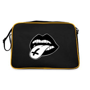Vampire sataniste - Sac Retro - noir/or - Dos