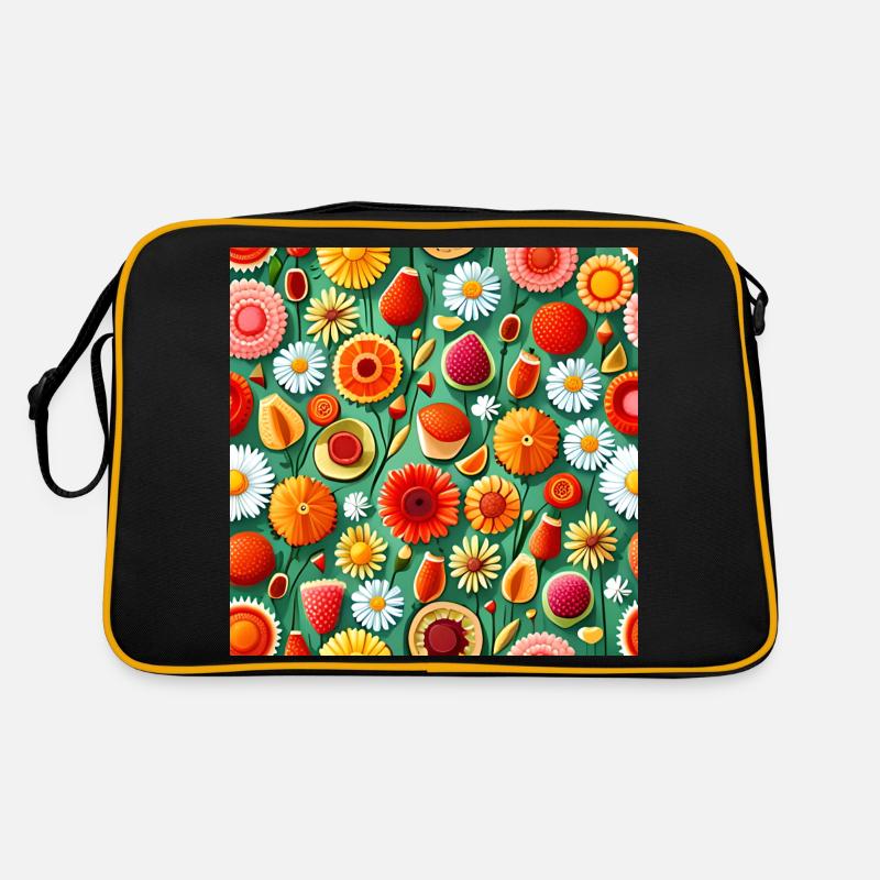 Motif floral d’été Sac Retro