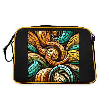 Mosaïque de Triskelion - Sac Retro - noir/or - Dos