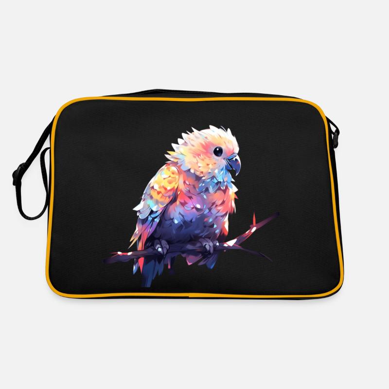 Cute parrot Retro Bag