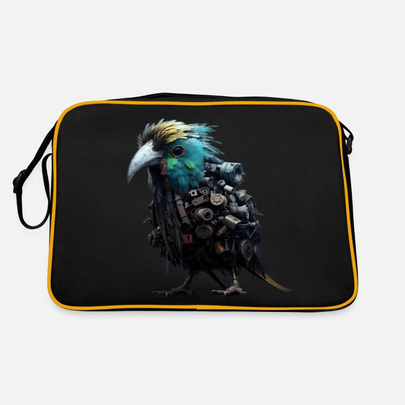 Steampunk Vogel Retro Tasche