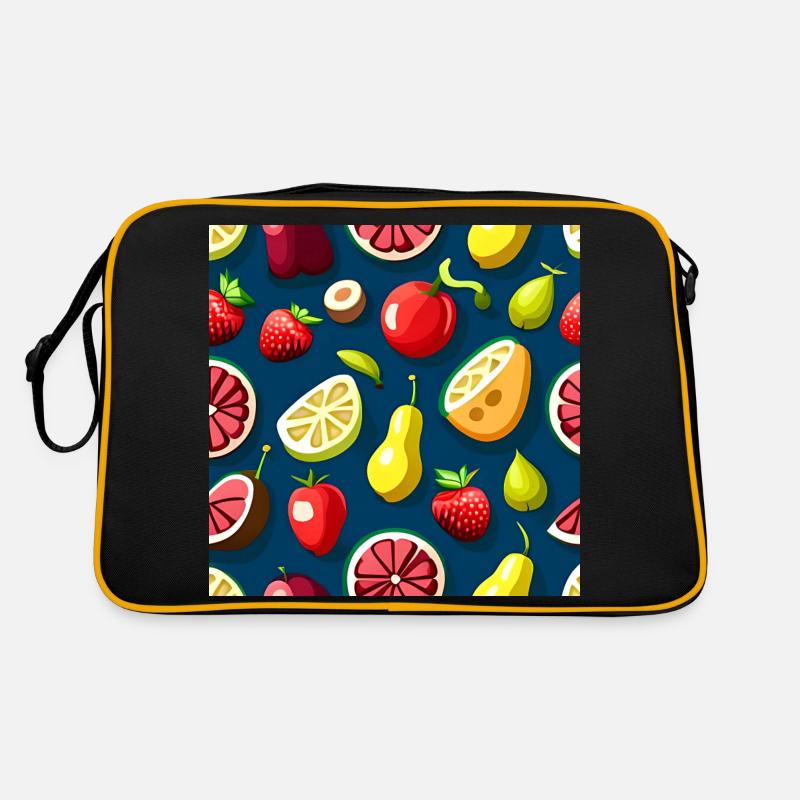 Fruit Medley Delight Pattern Retro Bag