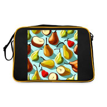 Pear Perfection - Retro Bag - black/gold - Back