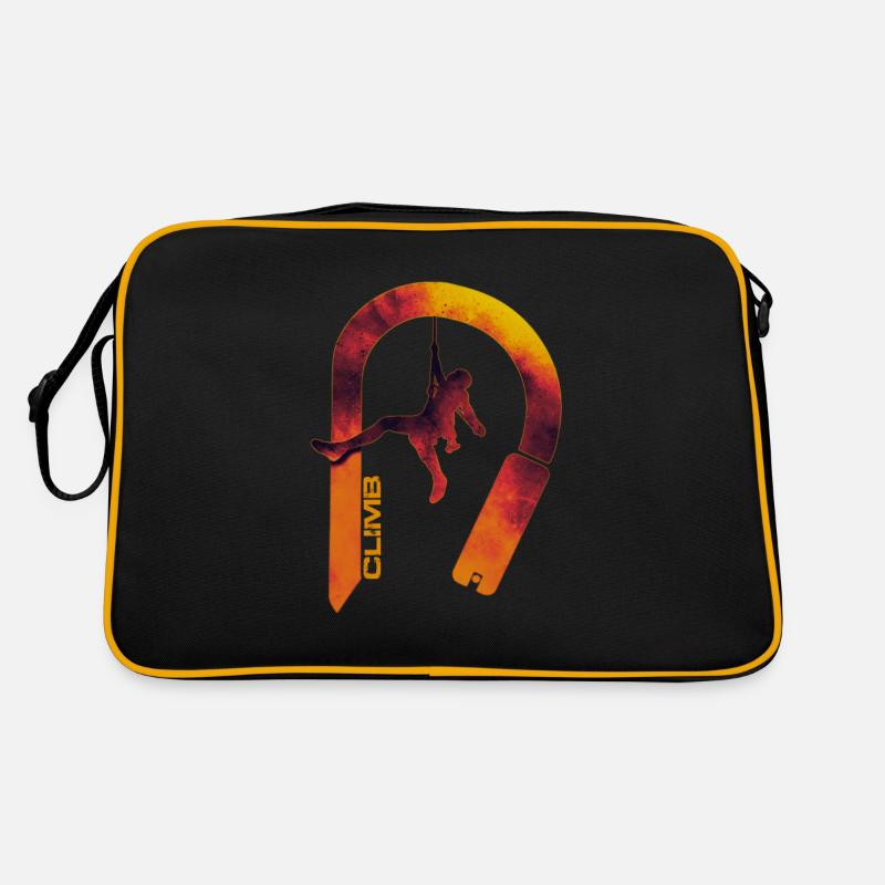 Climbing logo climb carabiner Retro Bag