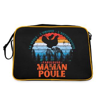 Fabuleuse Maman Poule - Sac Retro - noir/or - Dos