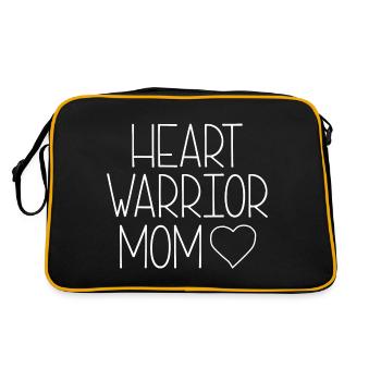 MAMAN GUERRIÈRE DU CŒUR - Sac Retro - noir/or - Dos