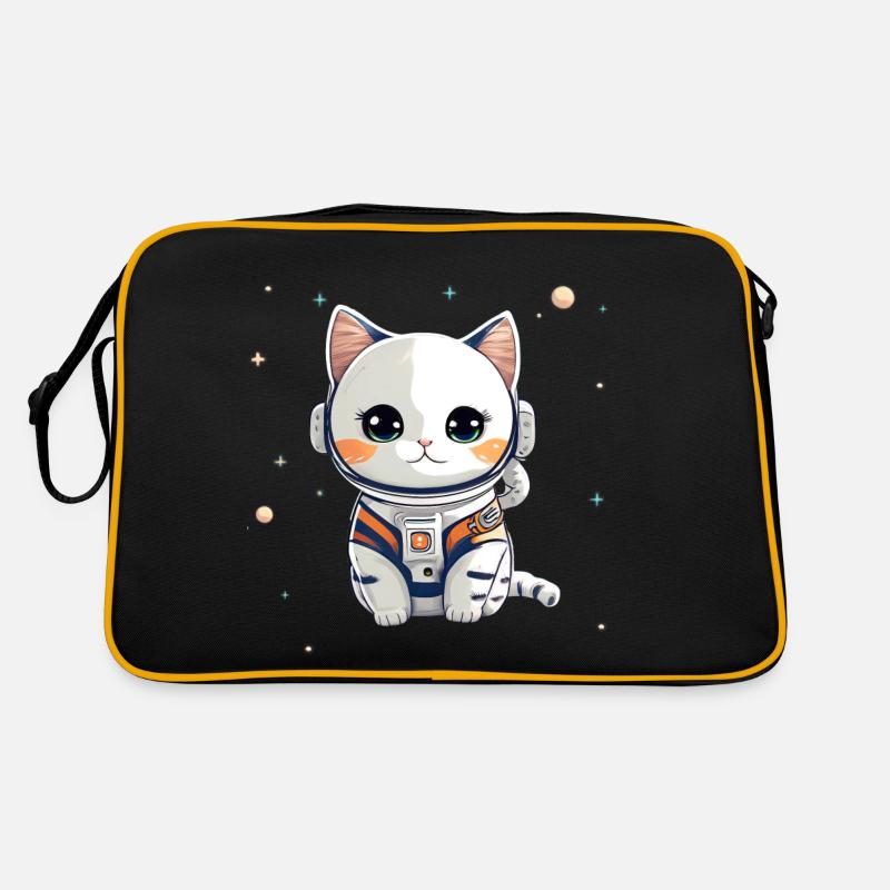 Chatstronaute mignon #3 Sac Retro