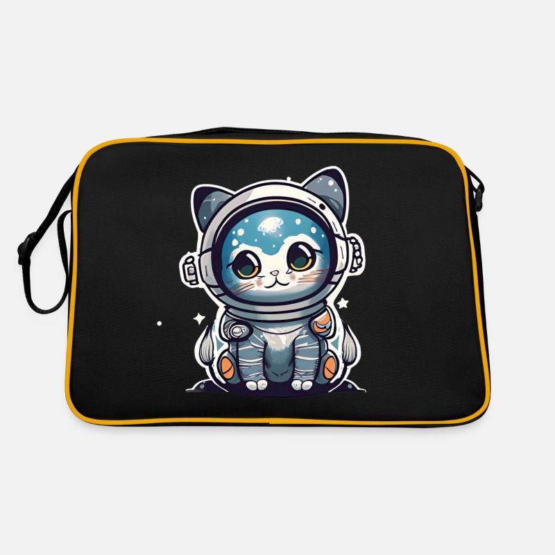 Chatstronaute mignon #12 Sac Retro