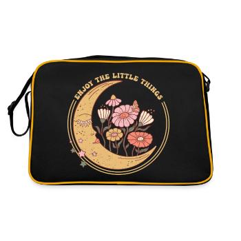 PROFITEZ DES PETITES CHOSES - Sac Retro - noir/or - Dos