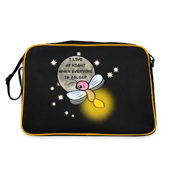 Petite luciole - Sac Retro - noir/or - Dos