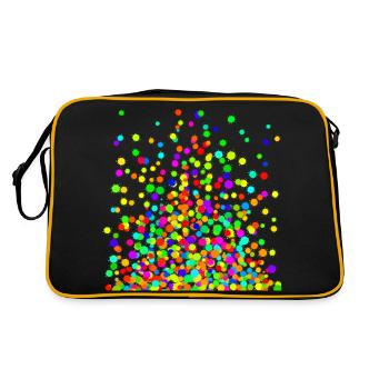 Splish Splash Colors - Retro Bag - black/gold - Back