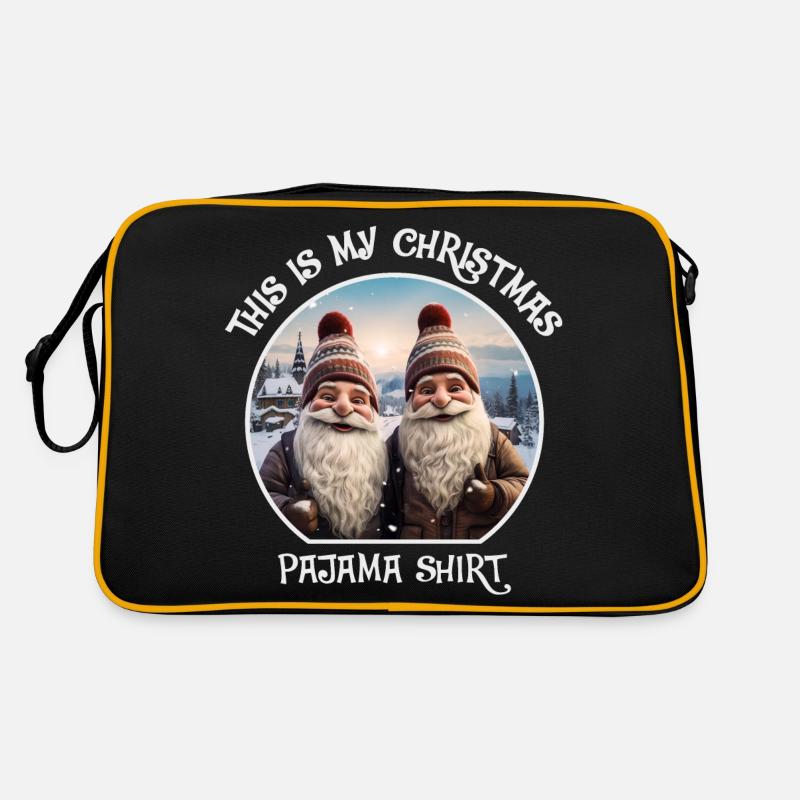 Gnome Dwarves Christmas Pajama Retro Bag