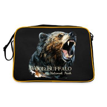 Parc national Wood Buffalo - Sac Retro - noir/or - Dos